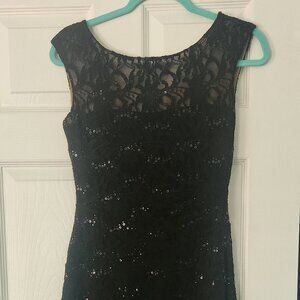 Black cocktail dress, worn once